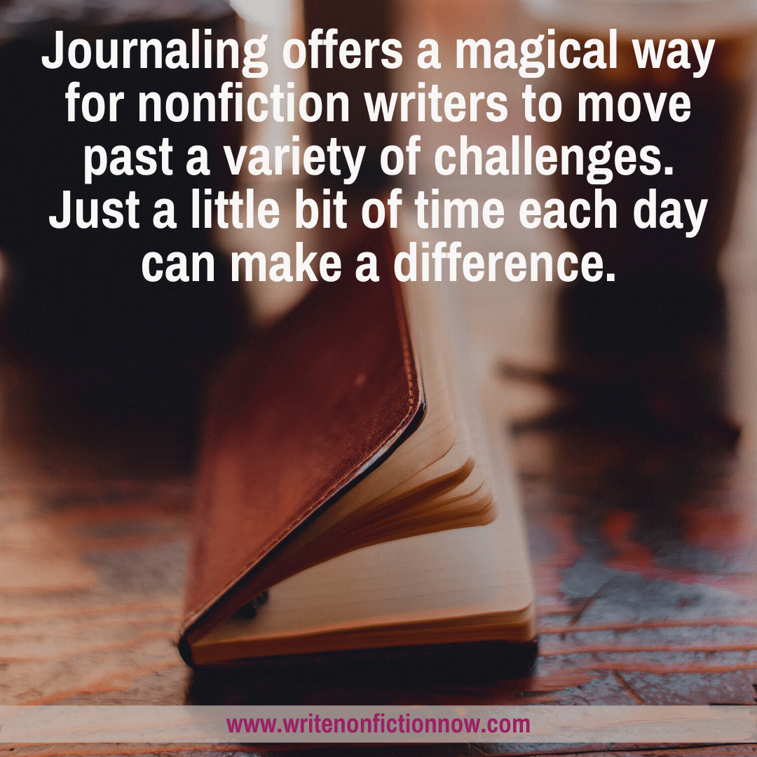 journaling removes writing blocks