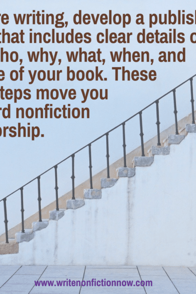 steps to becoming a nonfiction author