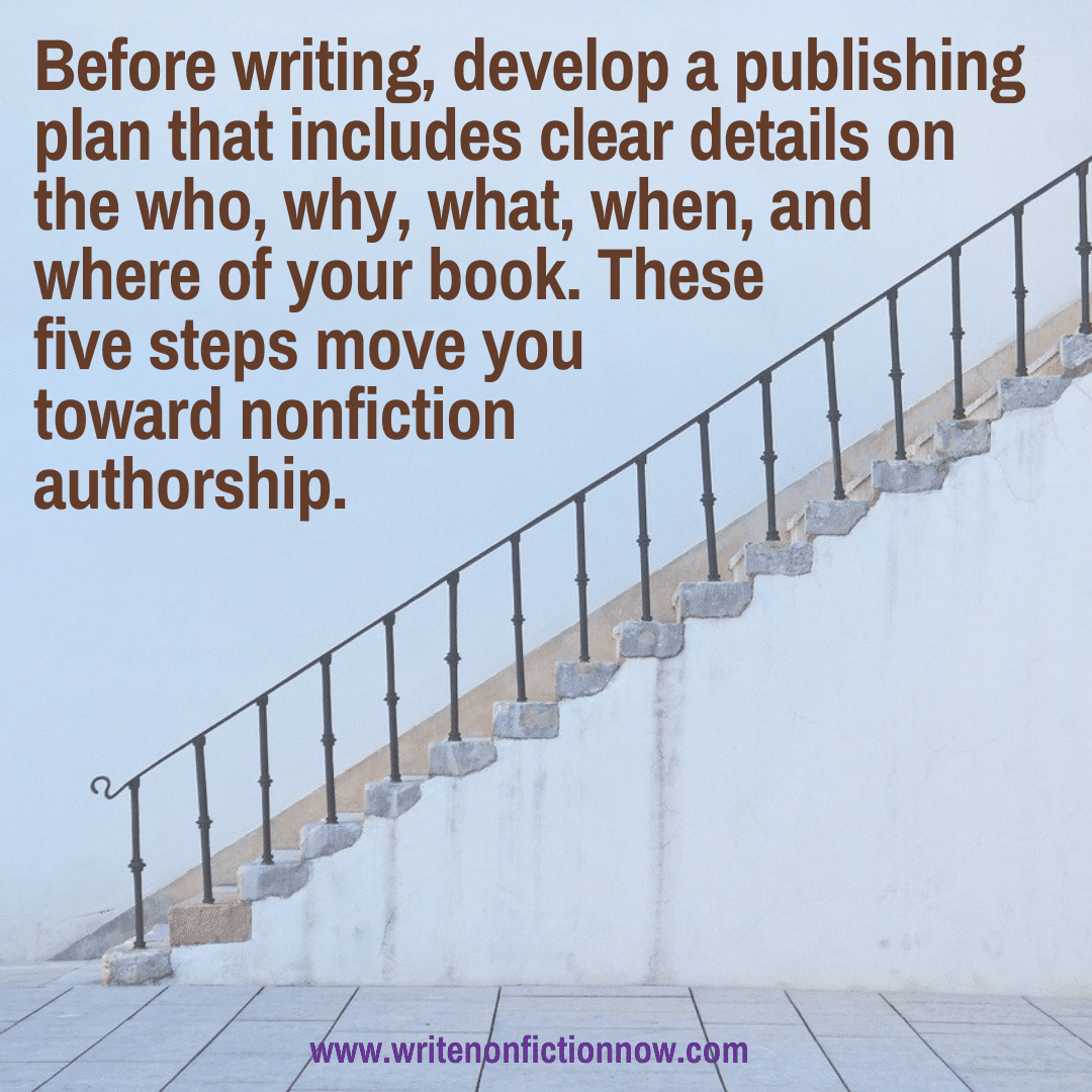 steps to becoming a nonfiction author