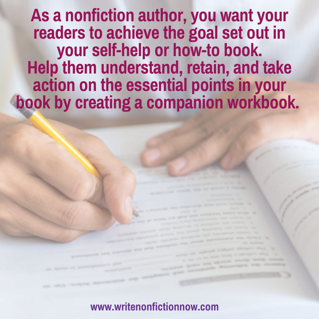 How to Develop Content for a Workbook Based on Your Nonfiction Book