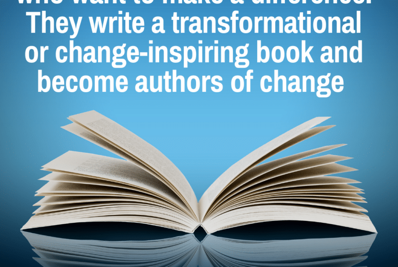 write a book that creates change