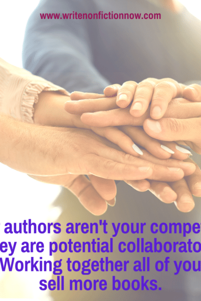 collaborate with other authors to sell more books