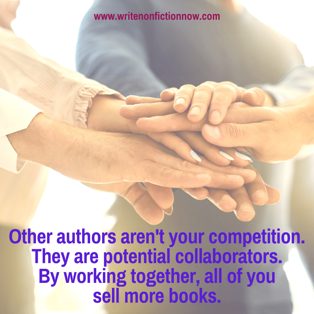 collaboration with other authors helps you sell more books