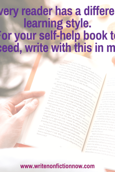 importance of learning styles when writing self-help book