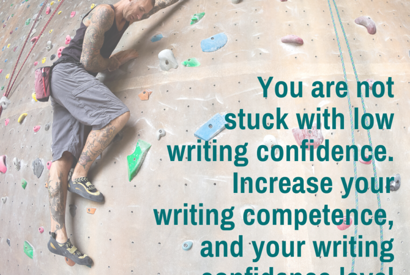 how to increase your writing comfidence