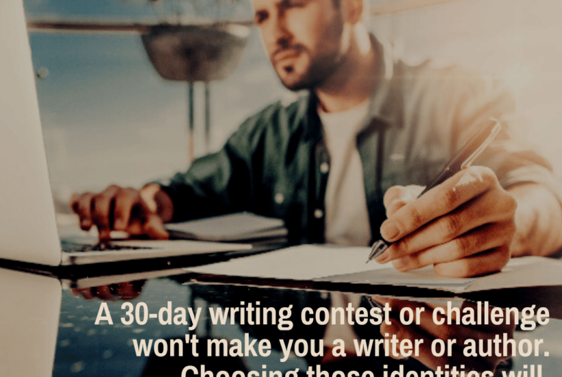 You don't need a 30-day writing challenge to write a book