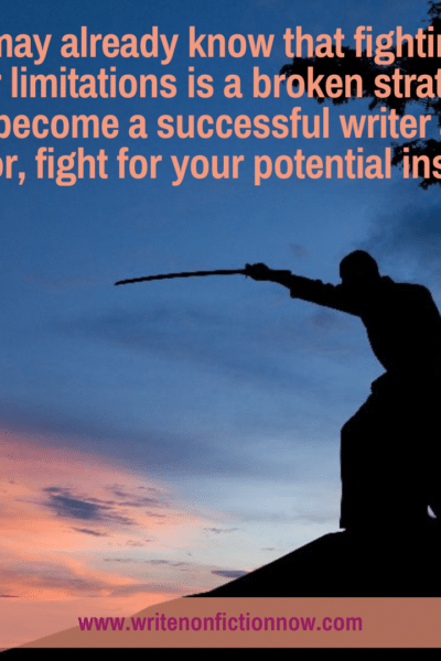 Excuses stop you from succeeding as a writer and author