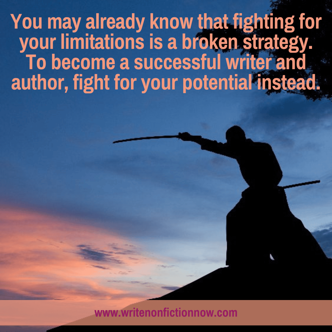 Excuses stop you from succeeding as a writer and author