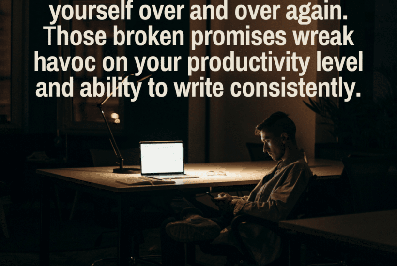 increase writing productivity with self-integrity