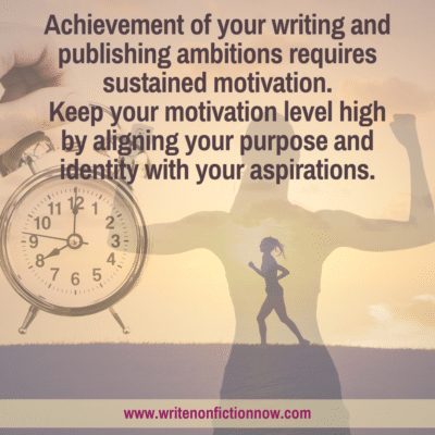 How nonfiction writers sustain your motivation level long term