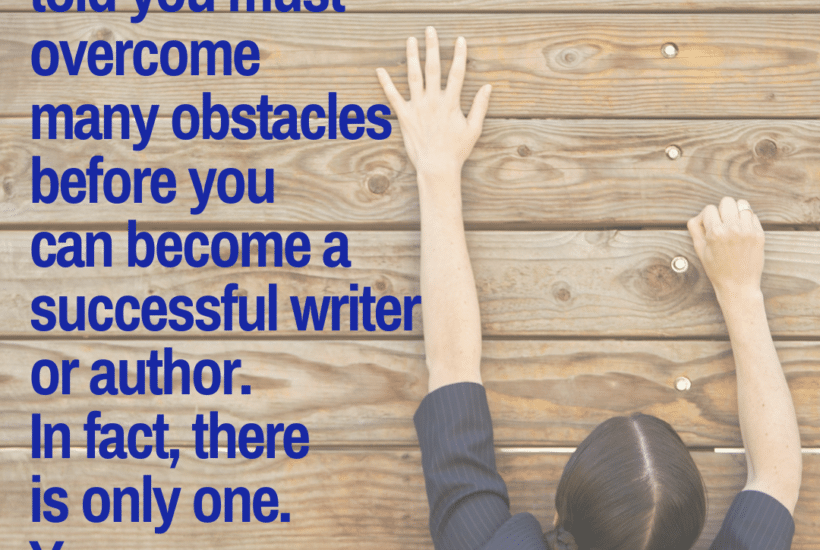 how to overcome obstacles to successful authorship