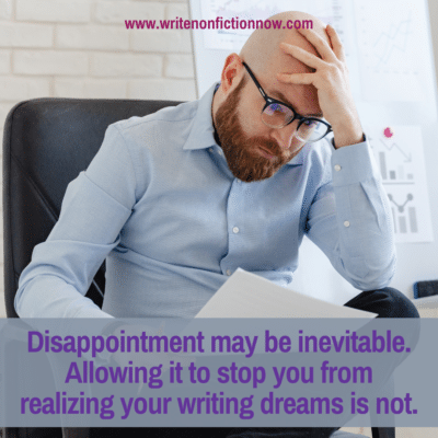 How Writers can Use Disappointment to Motivate New Action