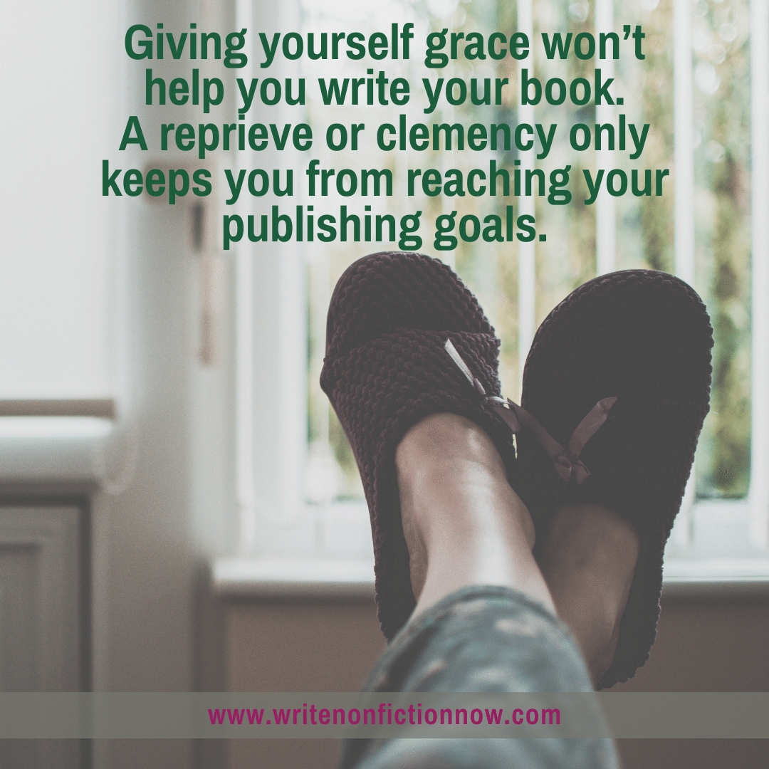 Grace won't help you write your book