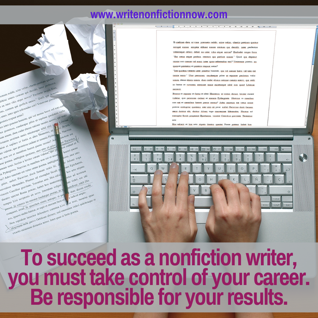 ways to take control of your nonfiction writing career