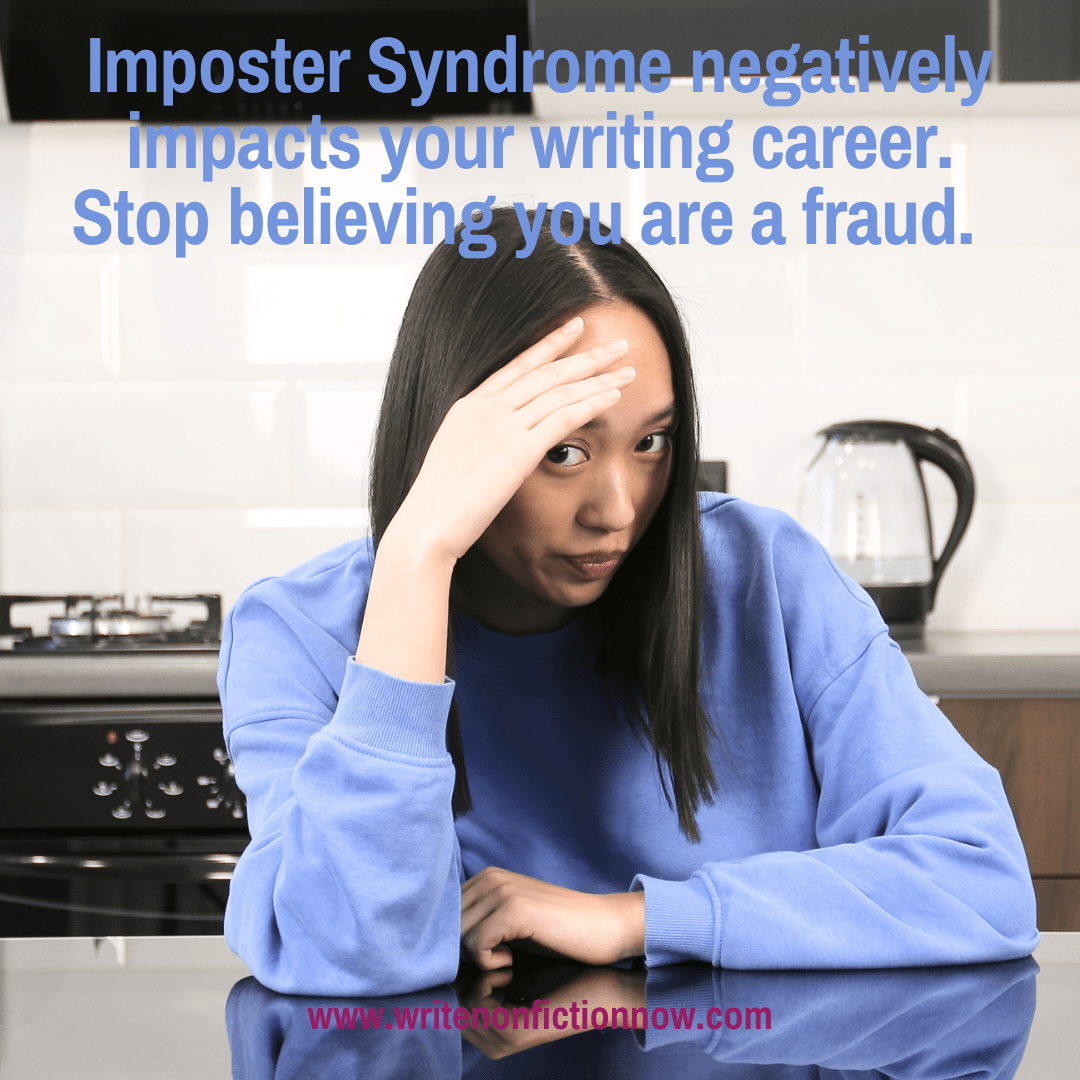 Imposter Syndrome negatively impacts writing career