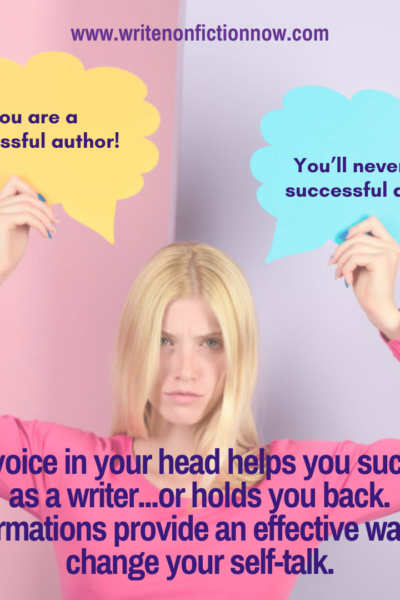 writers need affirmations to succeed--how to write and use affirmations