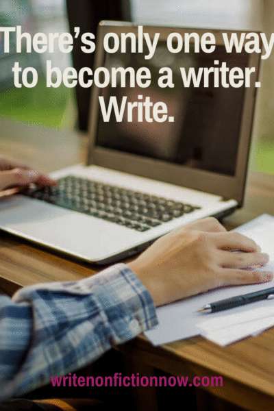 How to become a writer.