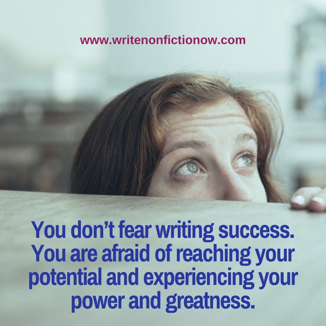 Writers fear success more than failure