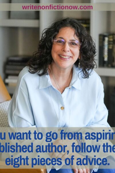 Good advice for writers who want to become authors...from a trusted expert.