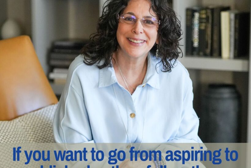 Good advice for writers who want to become authors...from a trusted expert.