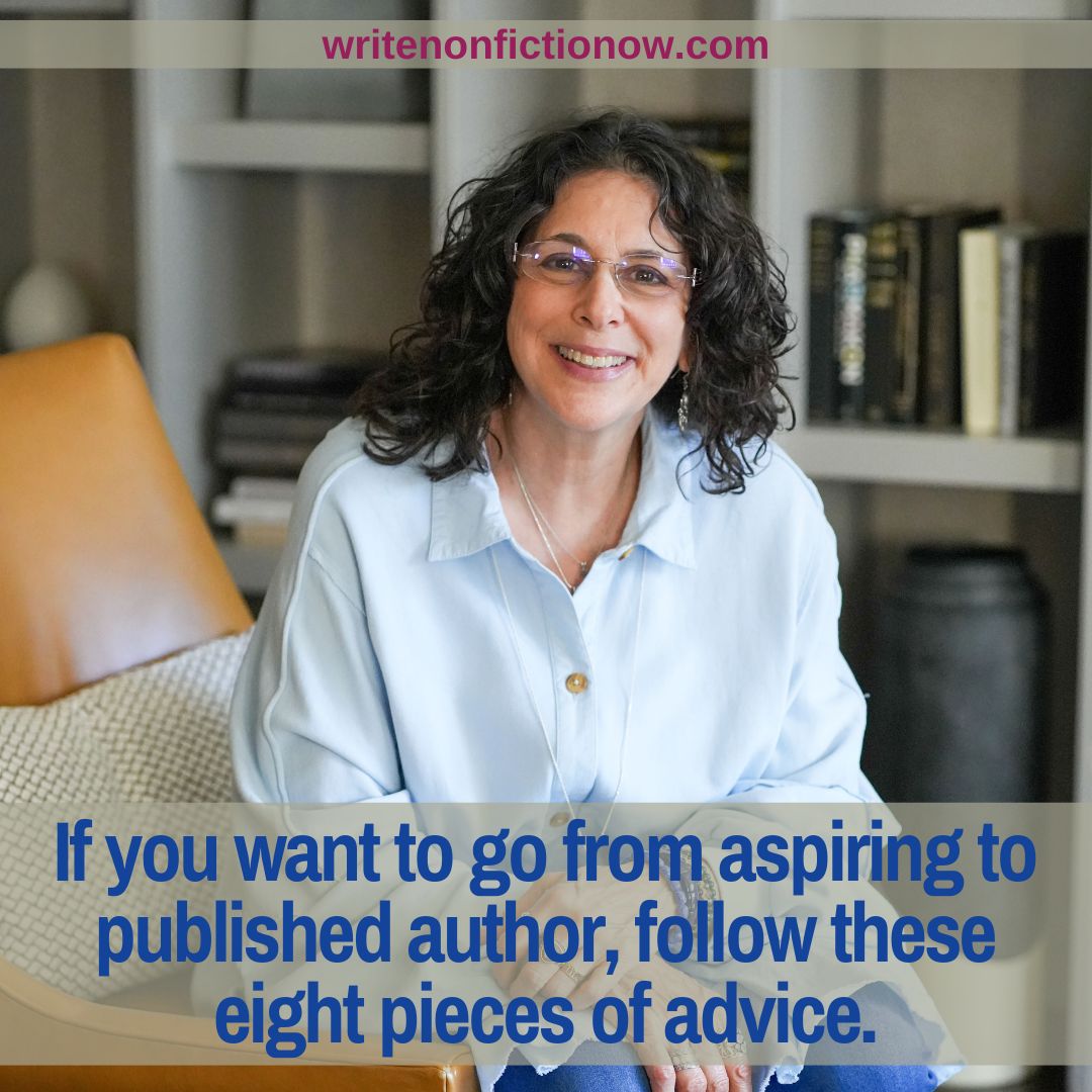 Good advice for writers who want to become authors...from a trusted expert.