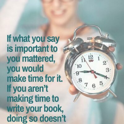 How to Make Time for Writing